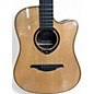 Used Lag Guitars TRAMONTANE HYVIBE THV30DCE Natural Acoustic Electric Guitar