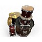 Used Ludwig 5 Piece BACKBEAT 5PC RUBY RED Drum Kit