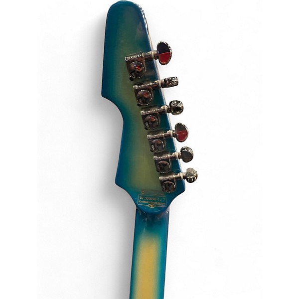 Used Schecter Guitar Research BLACKJACK SLS AVENGER FR-S  Aquaburst  Solid Body Electric Guitar
