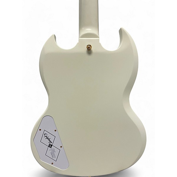 Used Epiphone 1963 les paul sg inspired by gibson Classic White Solid Body Electric Guitar