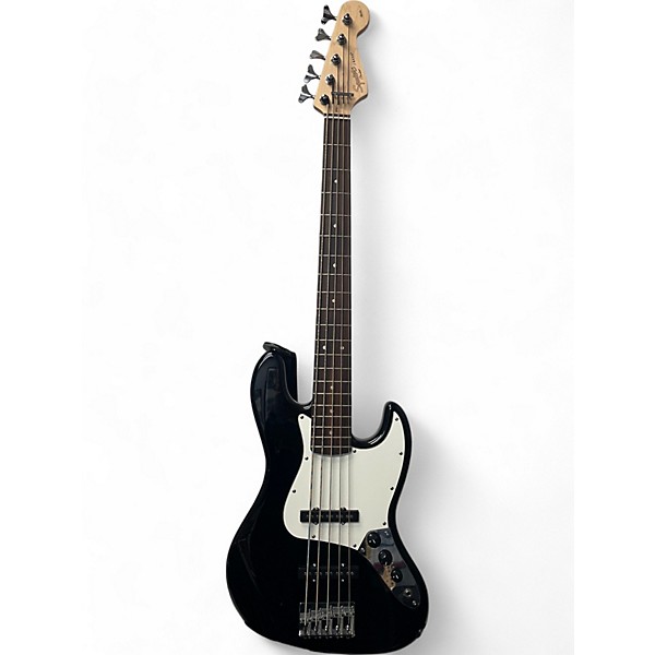 Used Squier Affinity Jazz Bass V 5 String Black Electric Bass Guitar