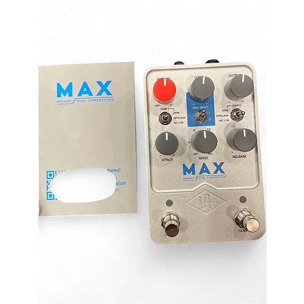 Used Universal Audio UAFX Max Preamp & Dual Compressor  Effect Pedal