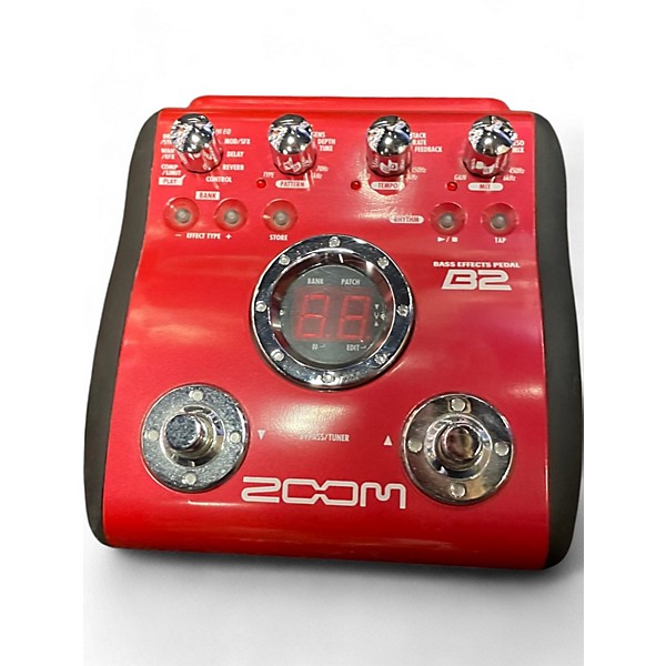 Used Zoom B2 Bass Effect Pedal