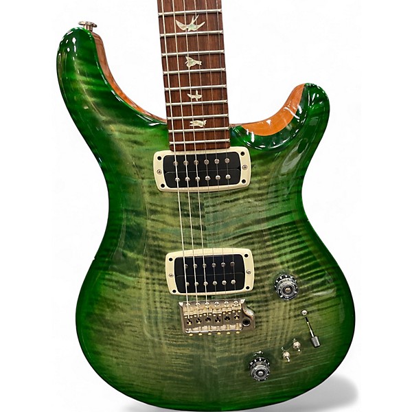 Used PRS 408 Green Solid Body Electric Guitar