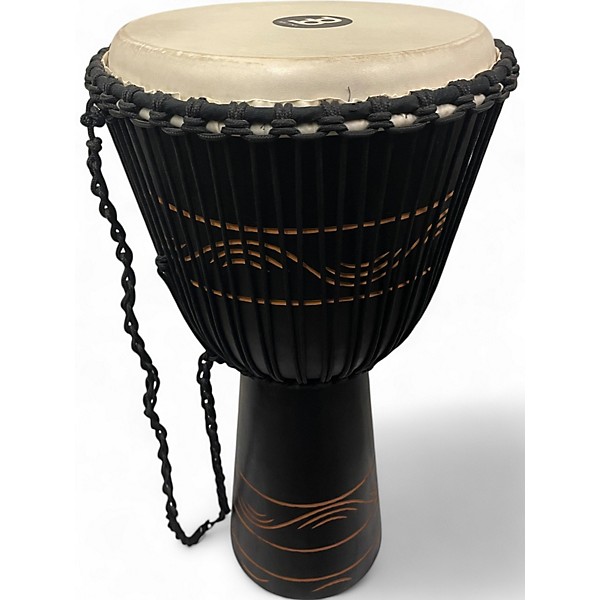 Used MEINL 12in african djembe Black Drum