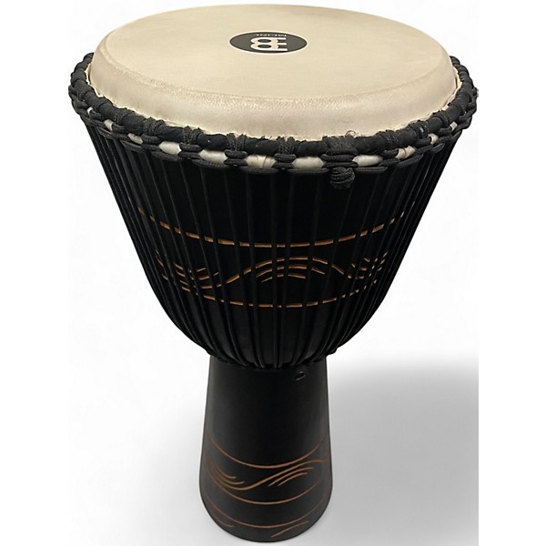 Used MEINL 12in african djembe Black Drum