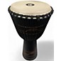 Used MEINL 12in african djembe Black Drum