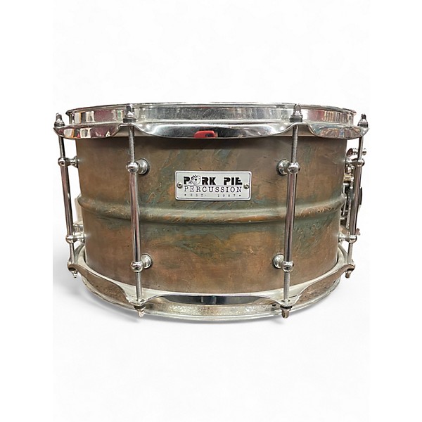 Used 2021 Pork Pie 7X13 Patina Brass Brass Drum