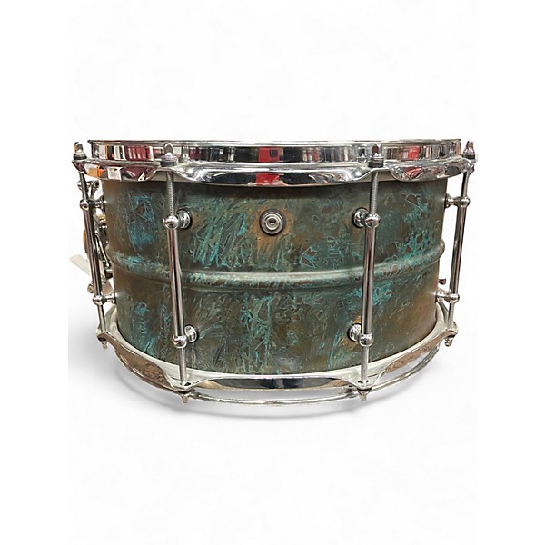 Used 2021 Pork Pie 7X13 Patina Brass Brass Drum