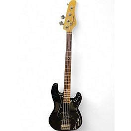 Used Schecter Guitar Research p4 Black Electric Bass Guitar