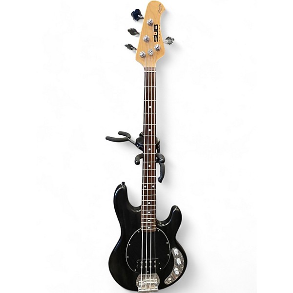 Used Sterling by Music Man Sub Series Bass Black Electric Bass Guitar