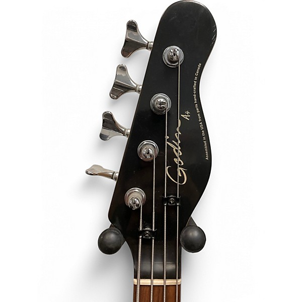 Used Godin A4 Natural Electric Bass Guitar
