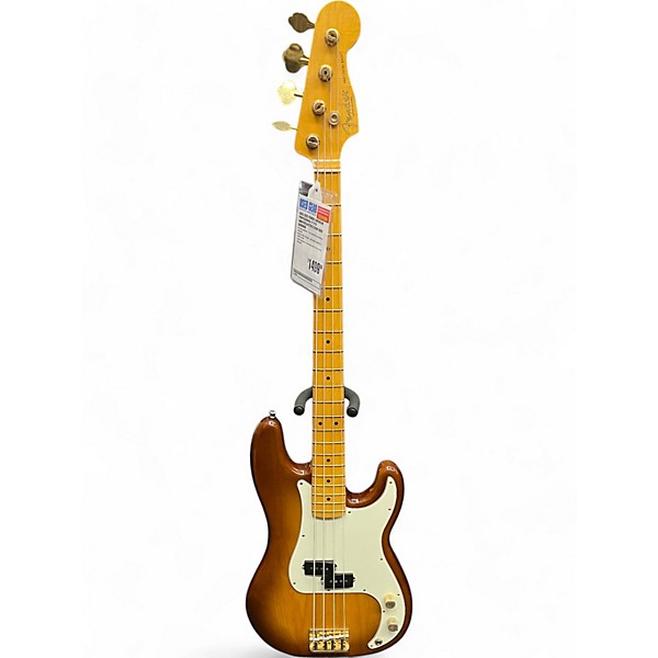 Used 2020 Fender American Professional II 75th AnniversaryPrecision Bass Bourbon Burst Electric Bass Guitar