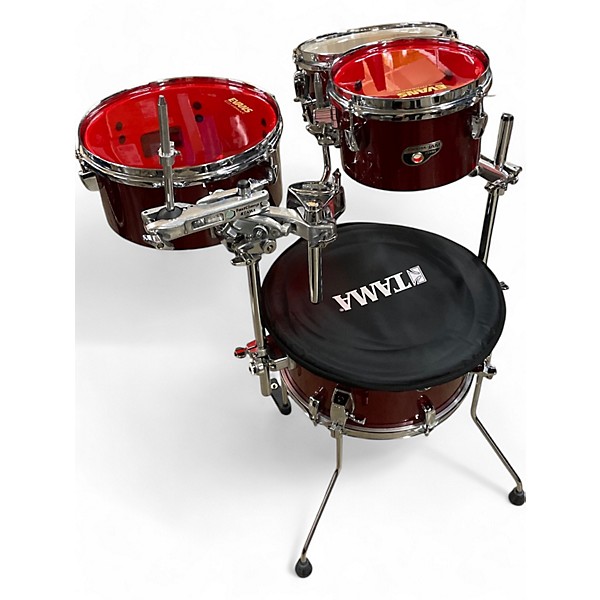 Used TAMA 4 Piece COCKTAIL CLUB Cherry Drum Kit