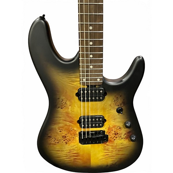 Used Sterling by Music Man Richardson Cutlass Natural Poplar Burst Solid Body Electric Guitar