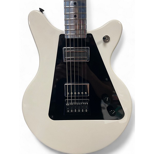 Used Aluminati NEBULA DX Pearl White Solid Body Electric Guitar