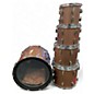 Used Tempus 5 Piece CARBON FIBER KIT COPPER CHAMPAGNE SPARKLE Drum Kit thumbnail