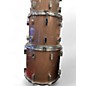 Used Tempus 5 Piece CARBON FIBER KIT COPPER CHAMPAGNE SPARKLE Drum Kit