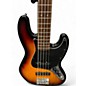 Used Squier Affinity Series Jazz Bass V, 5-String 3 Color Sunburst Electric Bass Guitar