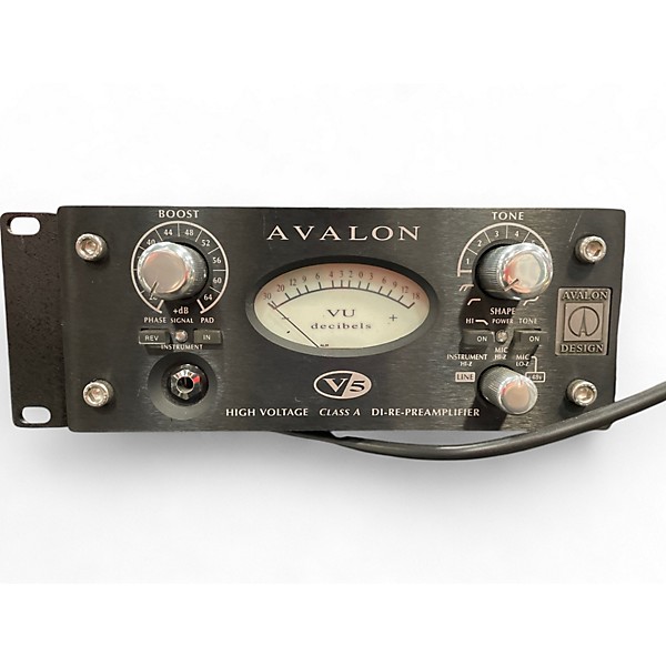 Used Avalon V5 Pure Class A Mono Channel Strip