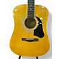 Used Silvertone PD2 Natural Acoustic Guitar