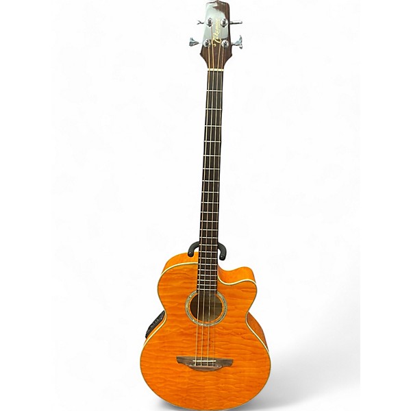 Used Takamine EG512C Orange Acoustic Bass Guitar