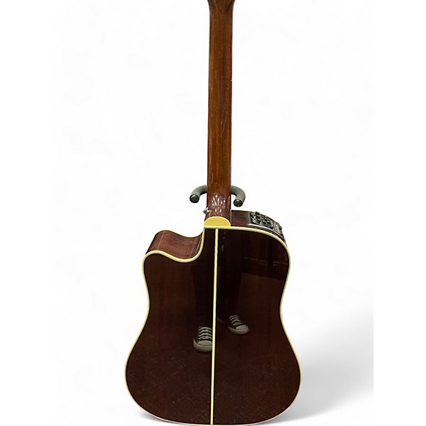 Used Takamine EF360SC Natural Acoustic Electric Guitar