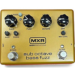 Used MXR SUB OCTAVE BASS FUZZ Effect Pedal