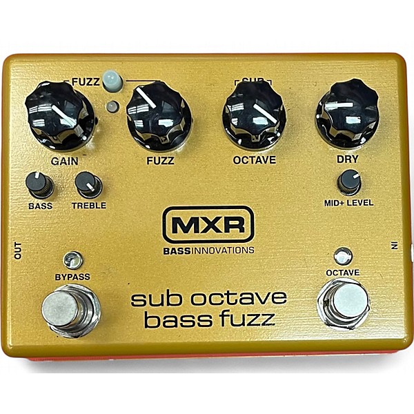 Used MXR SUB OCTAVE BASS FUZZ Effect Pedal