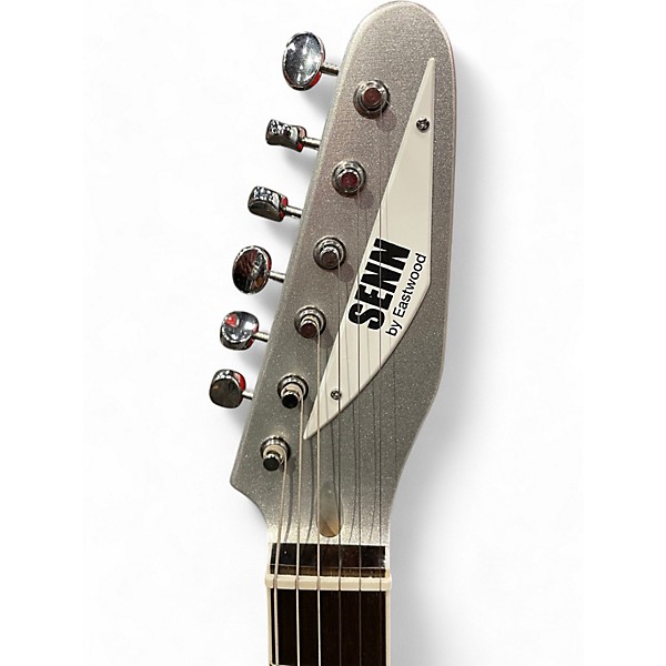 Used Senn By Eastwood MODEL T SONIC SILVER Solid Body Electric Guitar
