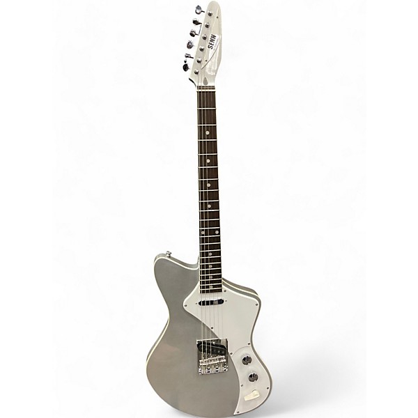 Used Senn By Eastwood MODEL T SONIC SILVER Solid Body Electric Guitar
