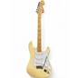 Used 2000s Fender American Vintage '70s Stratocaster Vintage Yellow Solid Body Electric Guitar thumbnail