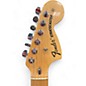 Used 2000s Fender American Vintage '70s Stratocaster Vintage Yellow Solid Body Electric Guitar