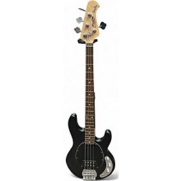 Used Sterling by Music Man Ray4 Trans Black Electric Bass Guitar