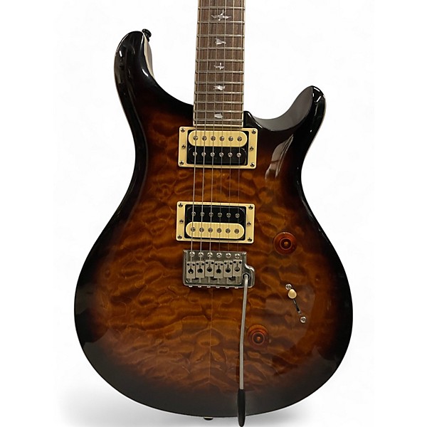 Used PRS SE Custom 24 Brown Burst Solid Body Electric Guitar