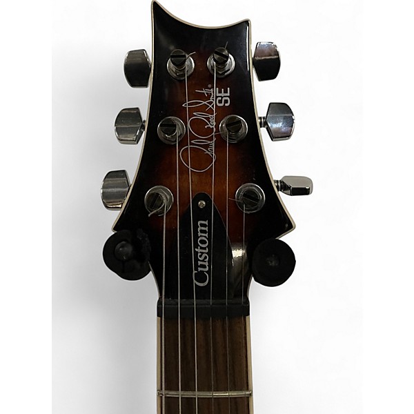 Used PRS SE Custom 24 Brown Burst Solid Body Electric Guitar
