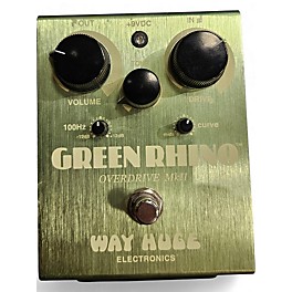 Used Way Huge Electronics WHE202 Green Rhino Overdrive Effect Pedal