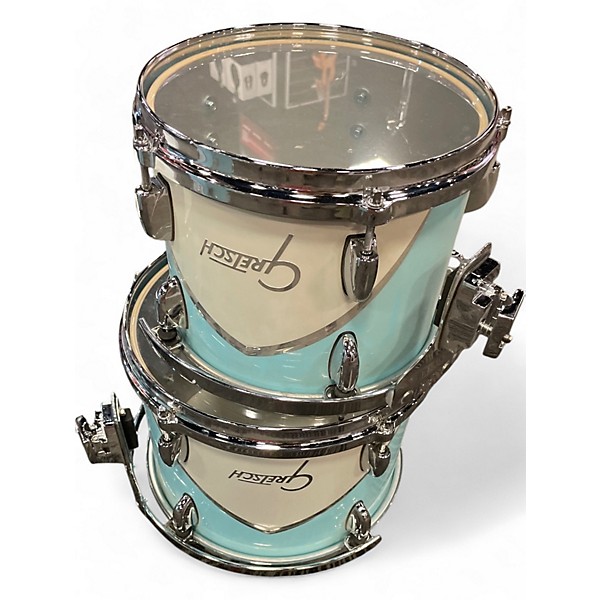 Used Gretsch Drums 5 Piece Renown 57 Blue Drum Kit