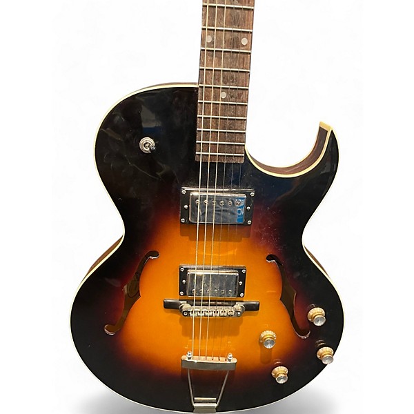 Used The Loar LH304TCVS 2 Color Sunburst Hollow Body Electric Guitar