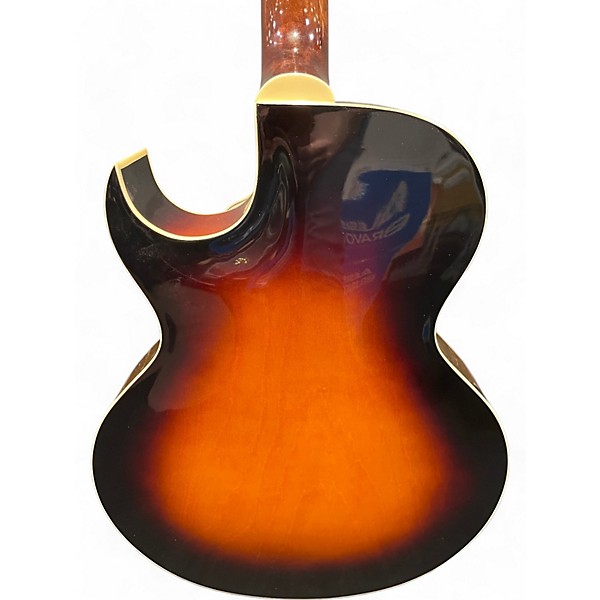 Used The Loar LH350VS 2 Color Sunburst Hollow Body Electric Guitar