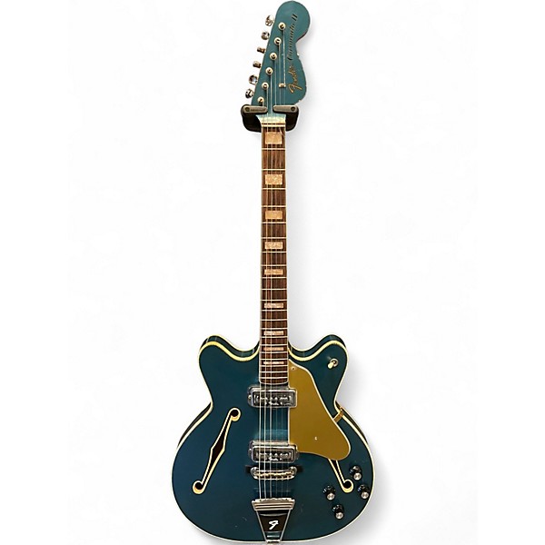 Vintage 1969 Fender Coronado II Lake Placid Blue Solid Body Electric Guitar