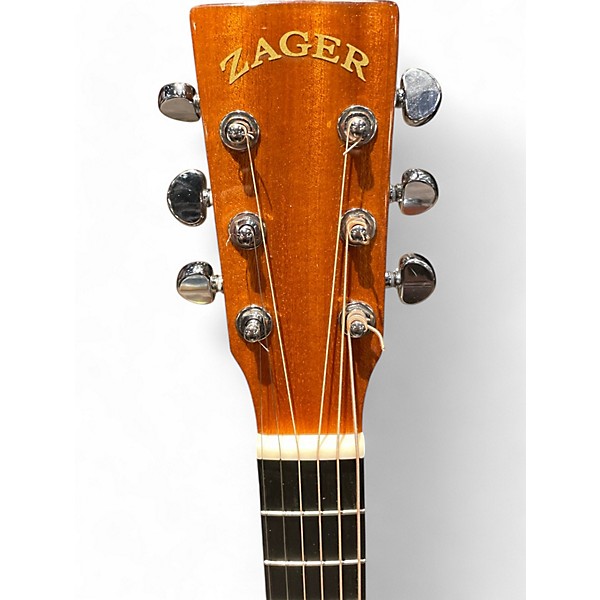 Used Zager Parlor E LH/N Mahogany Acoustic Electric Guitar