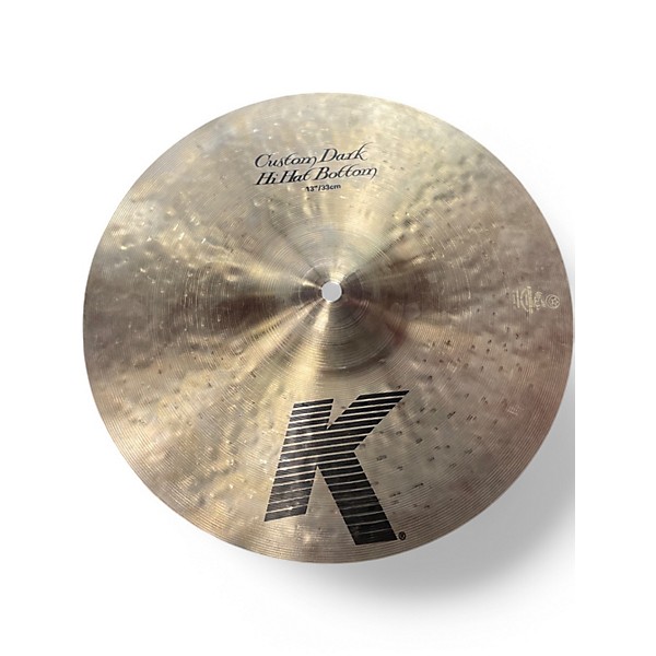 Used Zildjian 13in K Custom Dark Hi Hat Bottom Cymbal