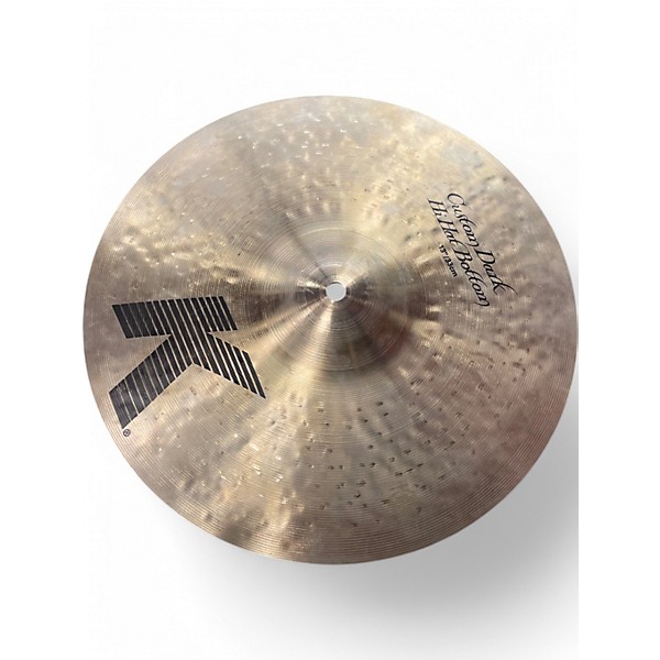 Used Zildjian 13in K Custom Dark Hi Hat Bottom Cymbal