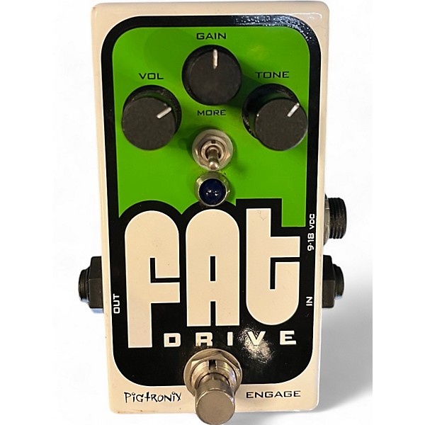 Used Pigtronix Fat Drive Tube Sound Overdrive Effect Pedal