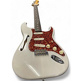 Used Fender Limited Edition American Professional II Stratocaster Thinl White Blonde Hollow Body Electric Guitar