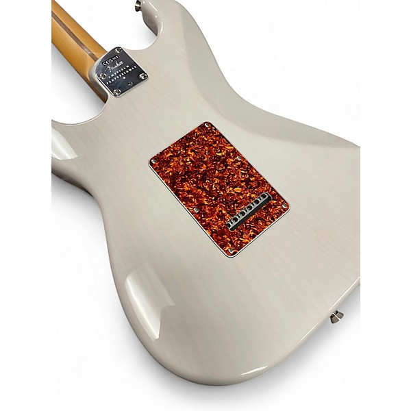 Used Fender Limited Edition American Professional II Stratocaster Thinl White Blonde Hollow Body Electric Guitar