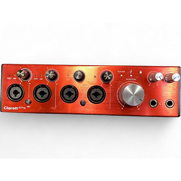 Used Focusrite Clarett 4Pre Audio Interface