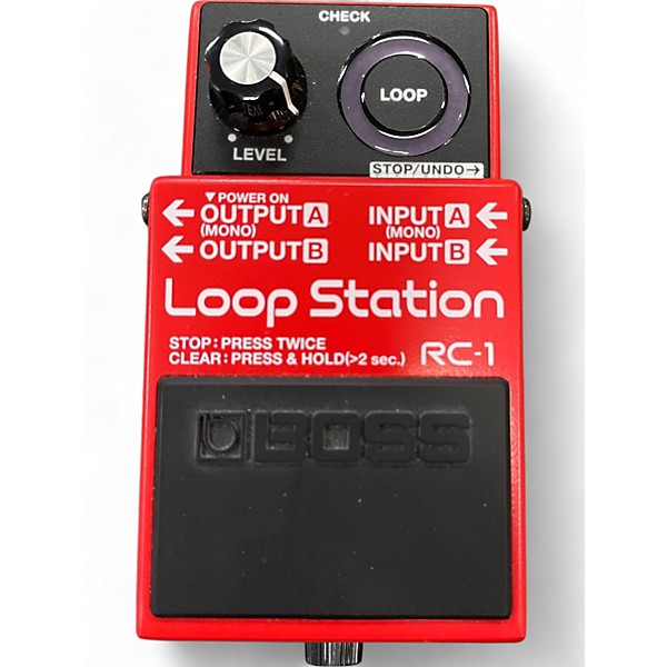 Used BOSS RC1 Loop Station Pedal