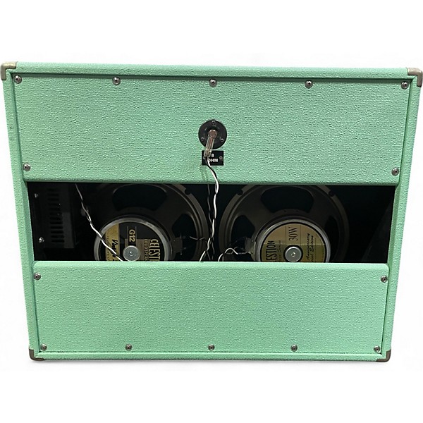 Used Dr Z Surf Green 2x12 Cabinet Guitar Cabinet